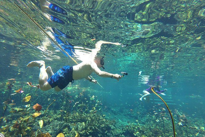 4 Private Cenotes, Zip-Lines, Canoes & Mayan Village with Delicious Lunch - The Tankah Beach block: zip lines, canoes, and cliff jumping (timed to you)