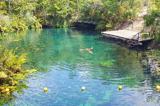 4 Private Cenotes, Zip-Lines, Canoes & Mayan Village with Delicious Lunch - Canoes and cave swimming: why this section feels different