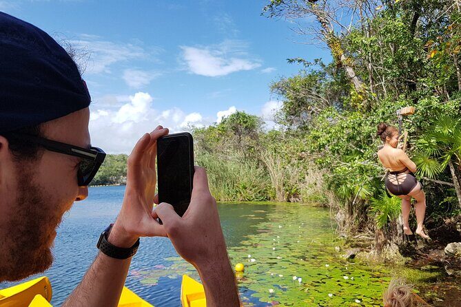 4 Private Cenotes, Zip-Lines, Canoes & Mayan Village with Delicious Lunch - Pickup that actually saves time across the Riviera Maya