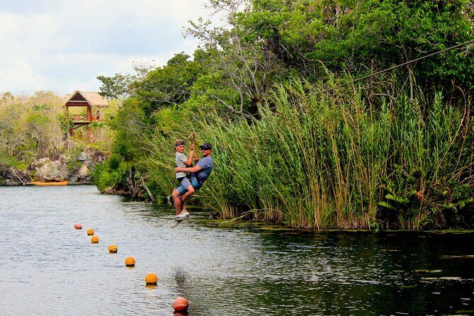 4 Private Cenotes, Zip-Lines, Canoes & Mayan Village with Delicious Lunch - Four private cenotes and what you’re actually doing in them