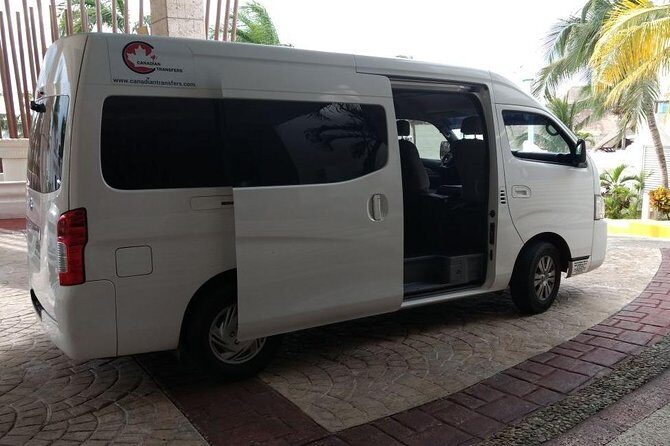 Airport Transfers to Tulum - Private van (ROUND TRIP) FLAT RATE - Return pickup timing: the built-in 2.5-hour check-in buffer