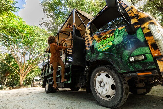 ATV Adventure and Horseback Ride with Ziplines, Cenote from Tulum - Zipline Circuit Over the Jungle Canopy: 3 Lines With Real Constraints