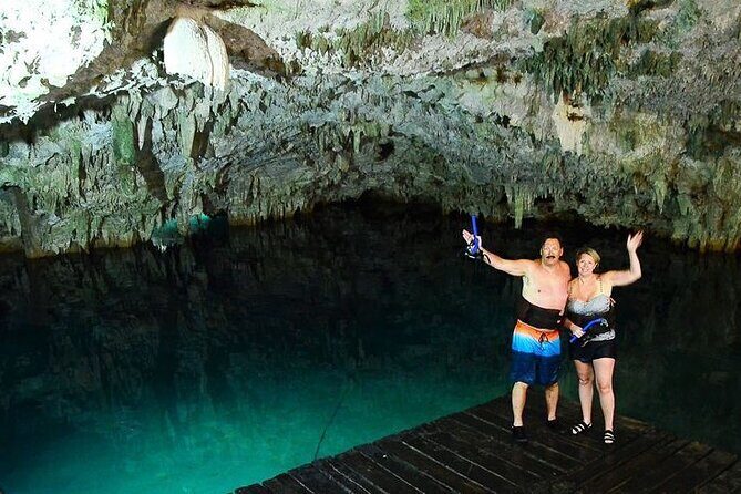 ATV Cenote and Zipline Adventure from Tulum - Rappel and the zipline over the jungle: long enough to feel it