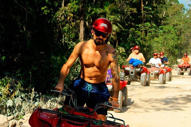 ATV Cenote and Zipline Adventure from Tulum - ATV jungle time: choose driver or passenger and set expectations