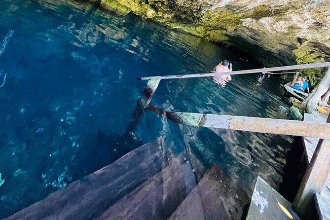 ATV cenote tour Tulum – Mayan Jungle ATV & Cavern Experience - Nohoch cenote swim and cavern exploration: stalactites, cold water, and a different pace