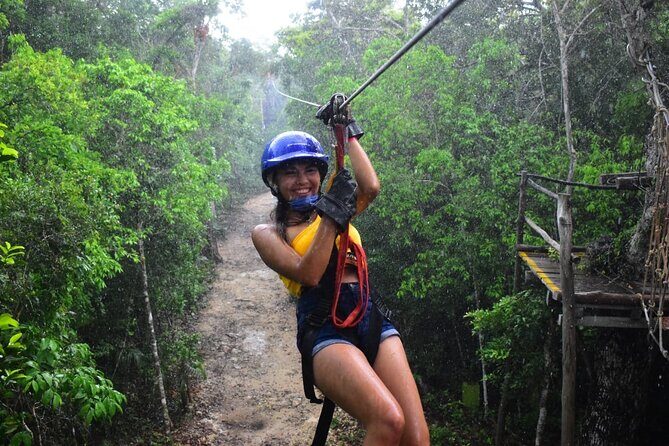 ATV Tour from Tulum or Riviera with Ziplines and Cenote Swim Day - Cenote Swim and Cave Time: Cooling Off the Right Way