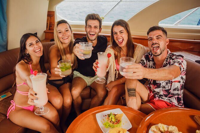 Cancun All Inclusive: Coast & Fun 9h on 50' Cranchi - How the 50’ Cranchi Yacht Day Really Works (and Why It Feels Different)