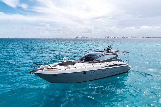 Cancun All Inclusive: Coast & Fun 9h on 50' Cranchi - Snorkeling in Protected Bays: The Real Point of the Day