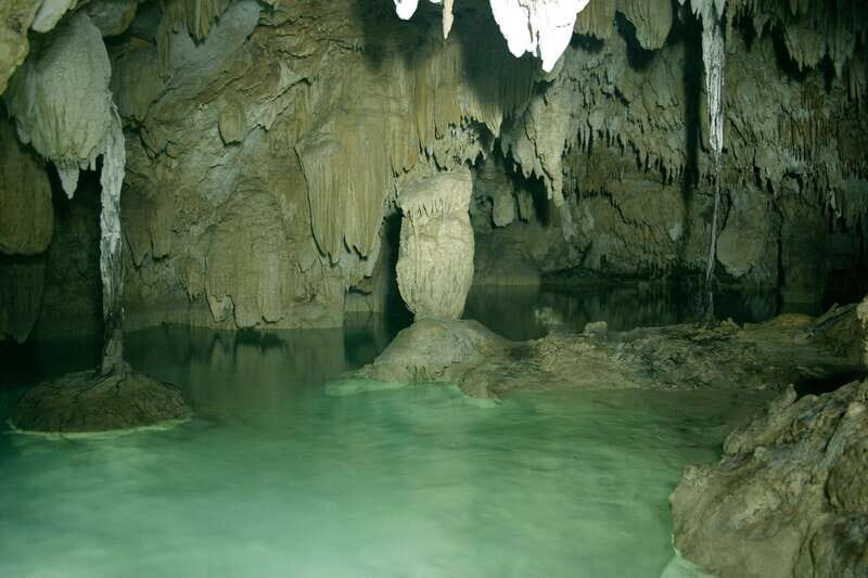 From Riviera Maya: Snorkeling & Private Cenote Half-Day Tour - Swimming the limestone sinkhole: cool water and guided safety