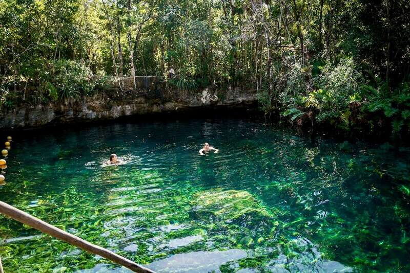 From Tulum: Four-Cenote Adventure - Cenote Azul snorkeling: your last stop, your best underwater look