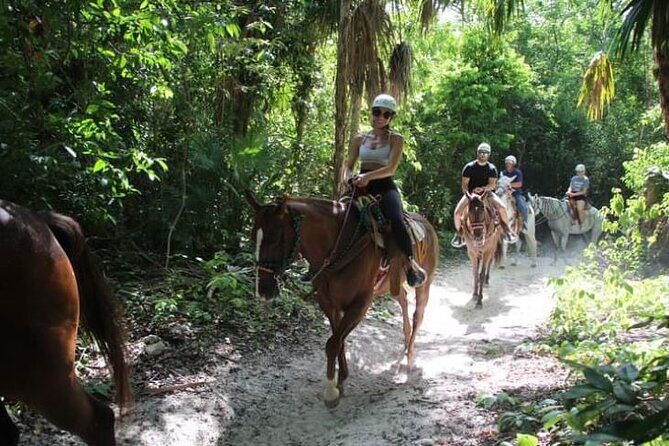 Half Day Horseback Riding Adventure with Cenotes in the Jungle - Horseback Riding: Helmet Rules and the Road Reality