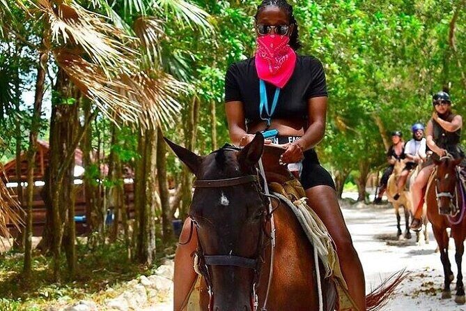 Half Day Horseback Riding Adventure with Cenotes in the Jungle - Cenote Swimming With Natural Darkness and Cold Water