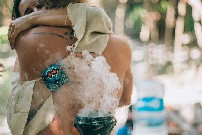 Oceanfront Temazcal Experience in Tulum - Medicine wheel beach setting and the Caribbean rinse-off