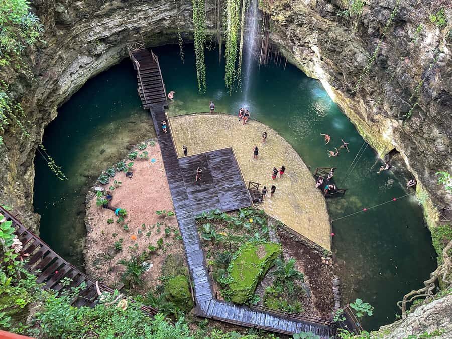 Riviera Maya: Tour to Cobá and Chichén Itzá with a Cenote and optional lunch - Chichikán Cenote swim: crystal-clear water, life jacket rules, and timing