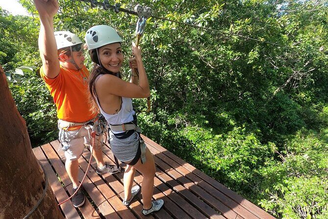 Selva Maya Eco Adventure Park: Ziplining, Hanging Bridges, Rappelling and Cenote - Mayan lunch at the end: tacos that actually help you recover