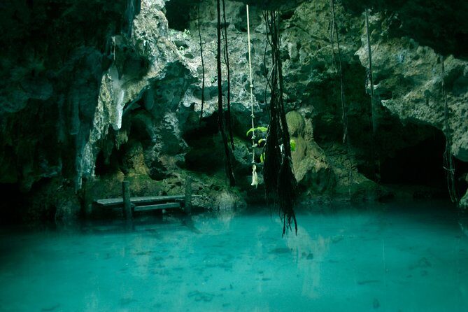 Snorkeling with Caribbean fish and private cenote exploration - Lunch after the cave: included fuel for the ride back