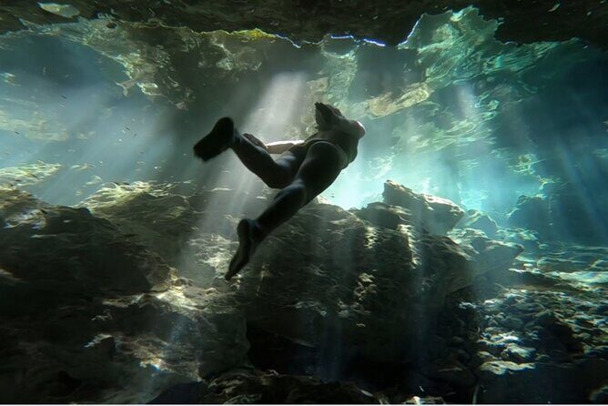 Tour to Tulum and Cenote Swimming with Turtles from Tulum - Canamayte Cenote & Ecopark: Mariposa swim and chill time