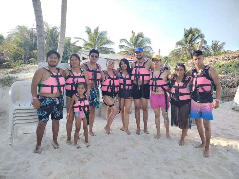 Tulum: 2 spot Reef Snorkel 1 hour 30 minutes - Snorkeling the Tulum Reef and Watching the Ruins from the Water