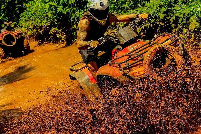 Tulum Adrenaline, ATV, Cenote, Zipline from Playa Del C - Zipline circuit: 5 rides, including a 1 km line