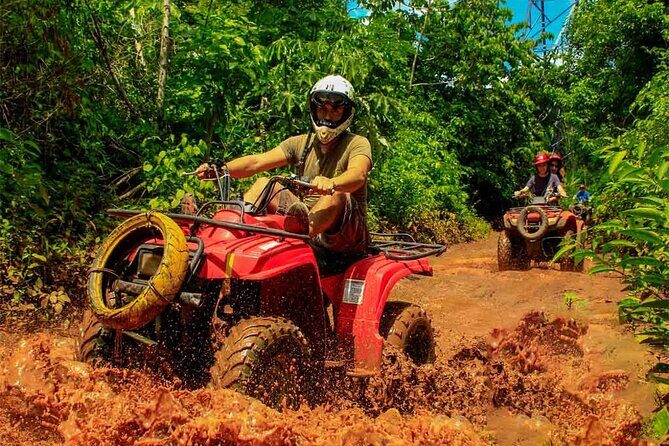 Tulum Adrenaline, ATV, Cenote, Zipline from Playa Del C - Lunch after adrenaline: included food, plus the drink catch