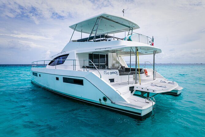 Tulum All Inclusive DJ Party – 51' Leopard PowerCat 4h - Price per group, service fee, and the dock fee math
