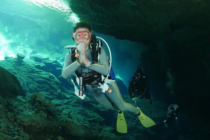 Tulum Area Experiences Guided 2 Tank Scuba Dive Casa Cenote & Barrier Reef-Lunch - Weather rules, reef substitutions, and why your day might change