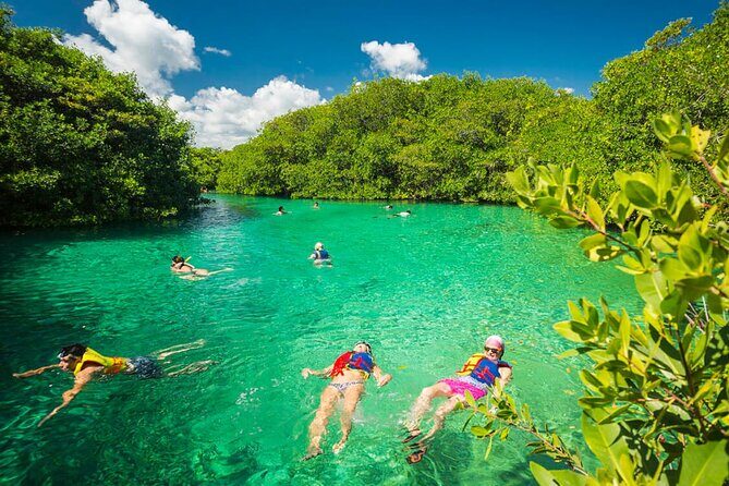 Tulum Area Experiences Guided Snorkeling Tour - Casa Cenote + Ocean Reef & Lunch - Tulum Barrier Reef Snorkeling: Life Jackets, Better Safety, Different Viewing