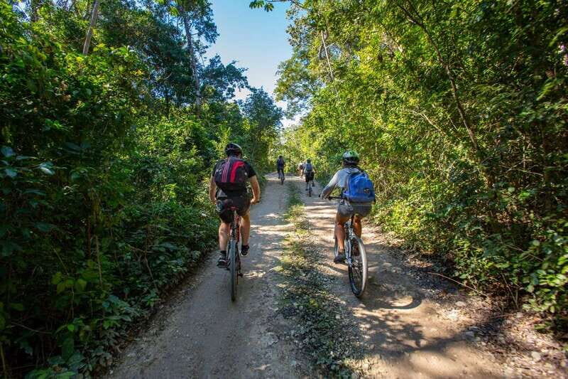 Tulum: Cenote Trail Bike Tour - Three Cenotes Plus Zip Lines and Canoe: When You Want Maximum Variety