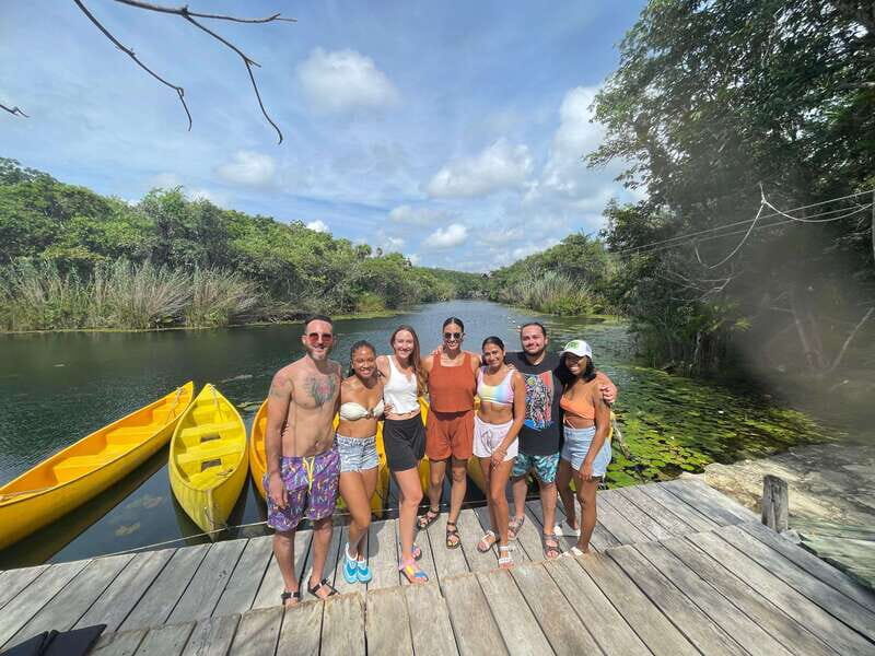 Tulum: Half-Day Adventure Zip line Cenote in Mayan Community - Canoe Adventure: A Calm Reset Between Water Stops