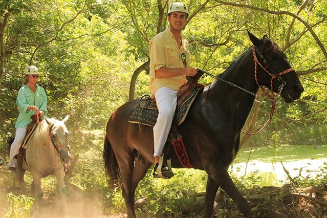 Tulum Jungle Horseback Ride + ATV + Ziplines + Cenote Combo Tour - Lunch With Tacos Mayas: Included Fuel, Not a Restaurant