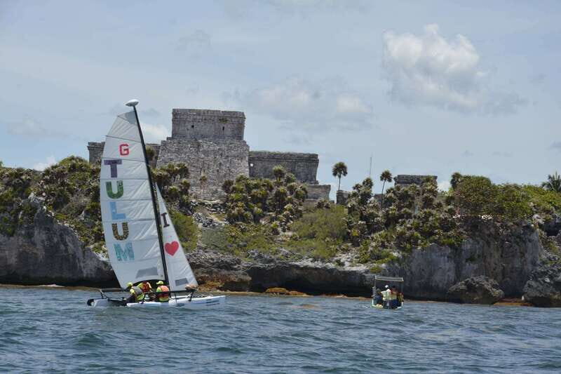 Tulum: Private Snorkel and Sailing Experience - Reef time: snorkeling expectations at the Mesoamerican Reef