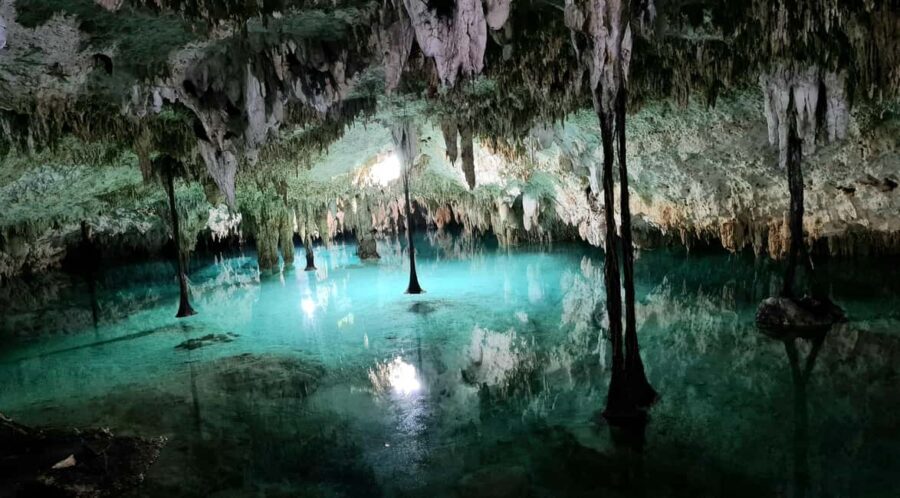 Tulum: Private Tour 2 Cenotes Sac Actun, the longest underground river in the world - Stop 1: Cenote Xunaan Ha for swimming, snorkeling, and breathing room