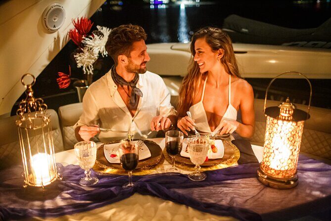 Tulum: Romantic Dinner on 34' Aventura Catamaran – All Inclusive - Candlelight, Music, and the Kind of “Care” You Can Actually Notice