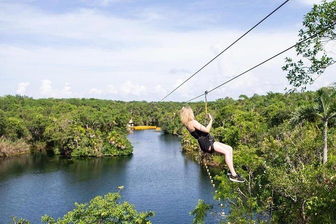 Tulum Ruins and 3 Cenotes - Jungle Adventure - Getting Your Heart Rate Up: Zipline and Canoe Without Extra Hassle