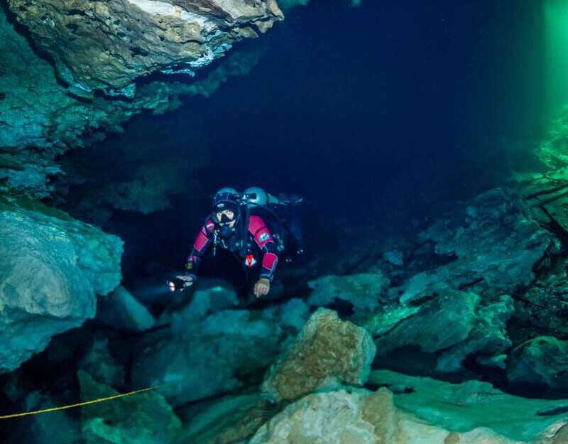 Tulum : Scuba in 2 cenotes including a deep one Pit Dos Ojos - Timing and What the 5 Hours Really Covers